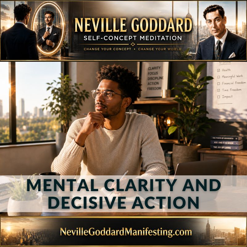 Neville Goddard Self-Concept Meditation: Mental Clarity and Decisive Action thumbnail